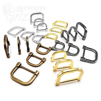 D Rings Heavy Duty Moulded Solid Cast Buckles 20 24 34 Mm Webbing Bag Straps • £3.95