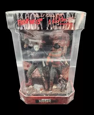 McFarlane Toys Movie Maniacs Special Edition Friday The 13th Jason VS Freddy  • $89.99