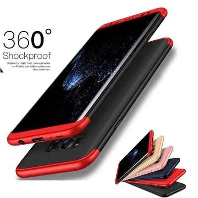 Shockproof 360° Hard Case Protective Cover For Samsung Galaxy S7 Edge S8 S9 Plus • £2.99