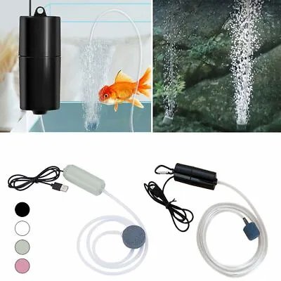 $14.58 • Buy Oxygen Pump Aqua Fish Tank Aquarium Pond Air Bubble Disk Stone Aerator 