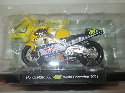 Valentino Rossi Honda Nsr 500  #46 World Champion 2001  1-18 Scale Model • £10