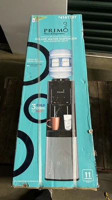 $80 • Buy Primo Water Dispenser Top Loading, Hot/Cold/Room Temperature, Stainless #T261