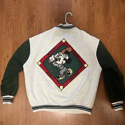 VINTAGE MICKEY MOUSE  Varsity Jacket 1990s Disney • $85