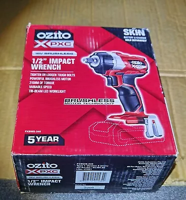 Ozito PXC 18V Brushless Impact Wrench PXBWS-340 - Skin Only • $98