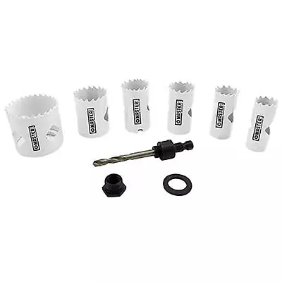 Master Mechanic 255412 7 PC Bi-Metal HOLE SAW KIT • $10.99