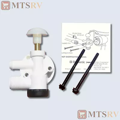 $32.94 • Buy Dometic Sealand Toilet Water Ball Valve Assembly - Traveler VacuFlush 385314349