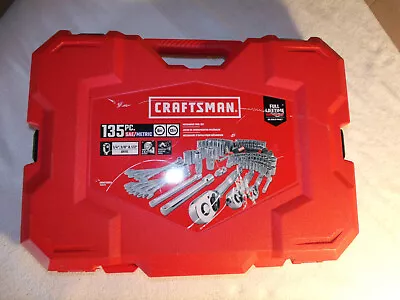 CRAFTSMAN Mechanics Tool Socket & Wrench Set SAE & Metric 135pc  Excellent! • $75