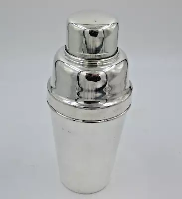 £75 • Buy Vintage Art Deco Silver Plate Drinks Cocktail Shaker Walker & Hall (LNSLOH)