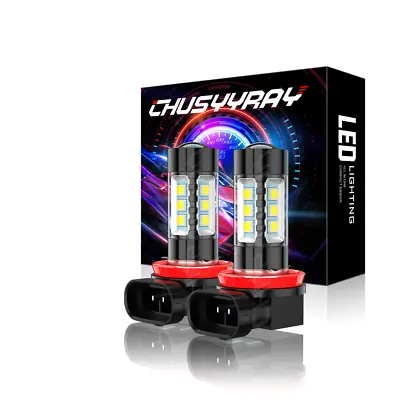 LED Fog Light Bulb H11 High Power Driving Lamps 6000K White Foglight Bulbs Kit • $9.99