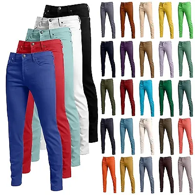 Mens Premium Fashion Skinny Fit Pants Stretch Jeans Inseam: 30  [NEMP01] • $30.97