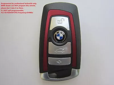 OEM BMW SMART KEY FOB KEYLESS REMOTE ALARM YGOHUF5767 4 BUTTTON 434Mhz UNLOCKED • $39.95