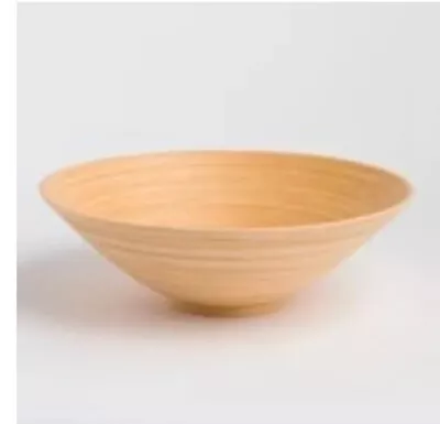 Bibol Khup Bamboo Serving Bowl Natural Bamboo By Shira Leah • $100