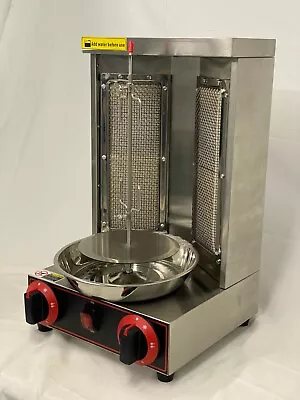 90% New Electric Shawarma Machine 3kw Gyro Rotisserie Grill With 2 Burners US • $123.49