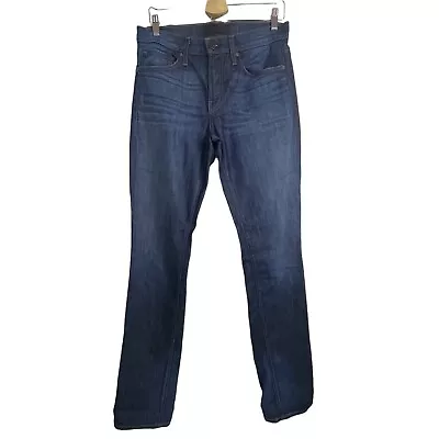 J Brand Jeans Mens Kane Straight Fit Five Pocket Size 31 Dark Wash Denim  • $66