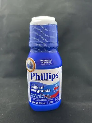 Phillips Genuine Milk Of Magnesia - Wild Cherry ~ 12 Fl Oz - Exp 8/2025 • $3.82