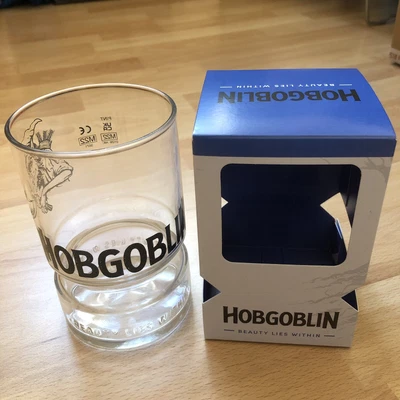 £12 • Buy HOBGOBLIN Beer One Pint Glass NEW IN BOX