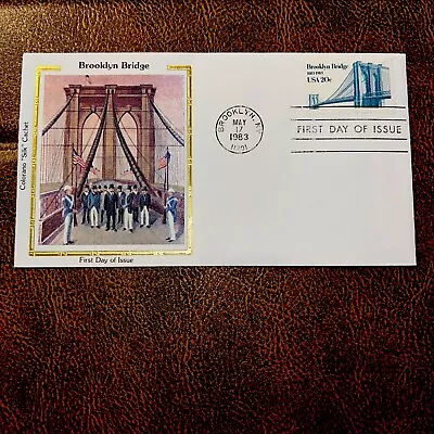 100th Anniversary Of The Brooklyn Bridge & First Day Cover Of Its Own Stamp   • $5.50