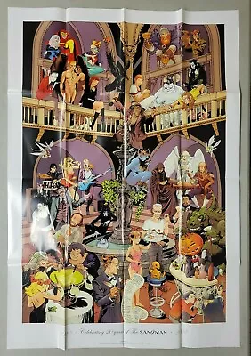 The Sandman 20 Years Celebration Promo Poster 39  X 27  Vertigo Dc 2008 • $19.99