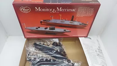 Lindberg Monitor & Merrimac Model Kit 1/210 • $65