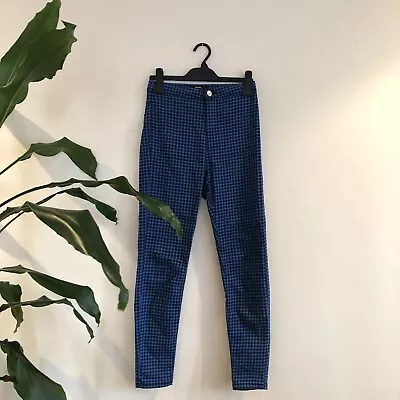 Bershka Skinny Checked Trousers • £6.50