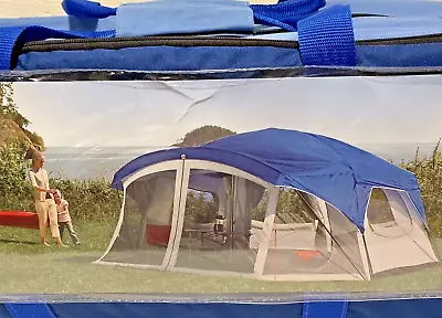 Greatland Blue 2 Room 7-8 Person Cabin Tent Only No Poles • $69.95