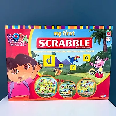 My First Scrabble Dora The Explorer Educational Family Children's Board Game • £1.99