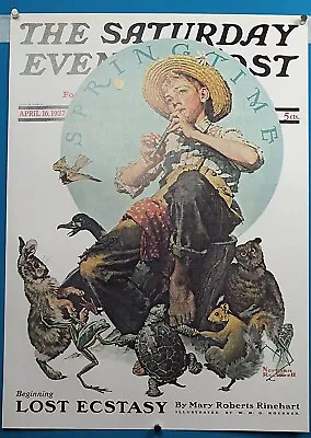 Norman Rockwell Saturday Evening Post Poster  Springtime Of '27  Print • $4.99