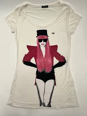 Vintage Lady Gaga Miss Sixty Diamond Shirt 2000s Y2K • $21.80