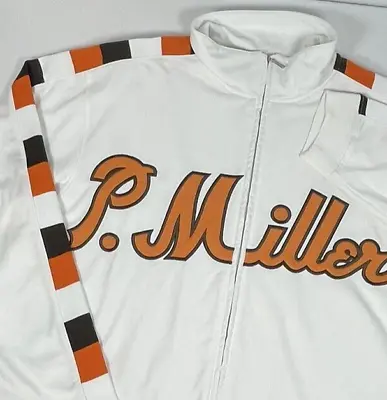Master P.Miller Signature Collection Full Zip White Jacket Y2K Hip Hop Logo 3XLT • $64.99