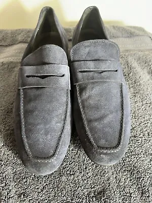 To Boot New York Adam Derrick Mens Size 8 Blue Suede Loafers Shoe Italy • $99.99