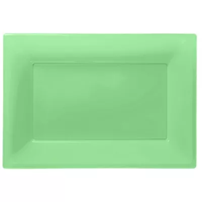 £4.45 • Buy Green Plastic Serving Platters Tray Party Buffet Food Celebration BBQ Wedding 