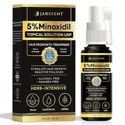 Minoxidil For Women 5 Percent: 5% Minoxidil For Men Beard Growth Spray Infused W • $31.99