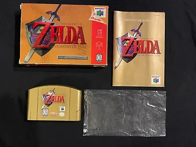 Legend Of Zelda: Ocarina Of Time CE(Nintendo 64 98) Box Manual Complete CIB N64 • $431.92