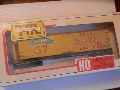 Train-Miniature HO Scale Heinz Baked Beans Advertising 40' Wood Reefer Car 8125 • $42.14