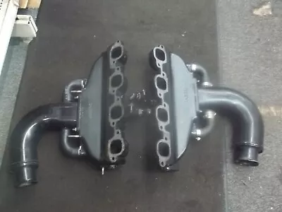 Mercruiser 8.1 496 Aluminum Big Block Exhaust Manifolds 2 Inch Rise 863127T02 • $1500