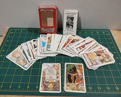 Vintage Hanson-Roberts Tarot Deck COMPLETE 78 Card Set In Box 1984 • $24.99