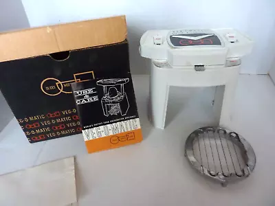 Vintage 1969 Popeil Brothers Veg-O-Matic Food Preparer In Box With Manual • $17