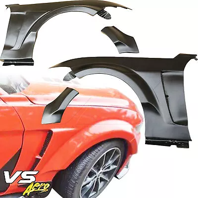 VSaero FRP KTOT Wide Body Fenders (front) For Mustang Ford 15-20 Vsaeropart_108 • $460