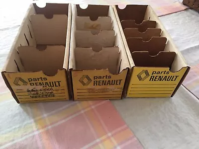 $25 • Buy Vintage Auto Parts Boxes Renault Three Total