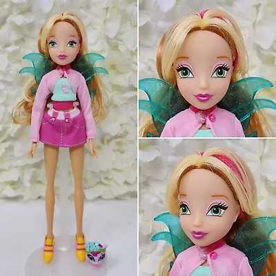 Rainbow Winx Club Love & Pet Flora Fairy Doll Italian Version Two-tone Hair • $35