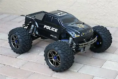 Custom Body Police Sheriff Truck Style For Traxxas T / E Maxx Shell Cover E-Maxx • $32.97