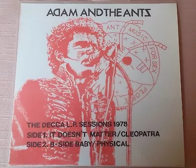 Adam And The Ants - The Decca LP Sessions '78.  7  Single • £27