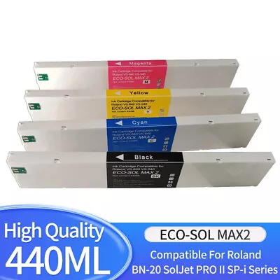 440ML ECO-SOL MAX2 Ink Cartridge ESL3 For Roland BN-20 SolJet II SP-i Series • $280