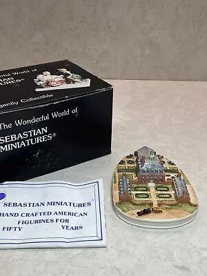 Sebastian Miniatures Colonial Williamsburg Governor’s Palace Virginia VA W/Box • $24.99