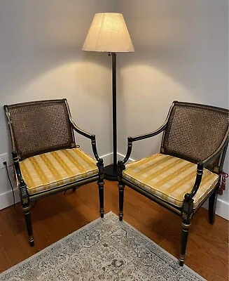 Amazing Pair Of Baker Furniture Armchairs Hollywood Regency Style • $1395