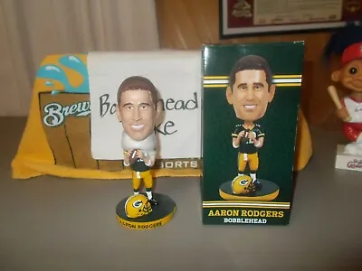 Nib 2011 Aaron Rodgers Green Bay Packers Bobblehead Associated Bank Exclusive  • $59.99