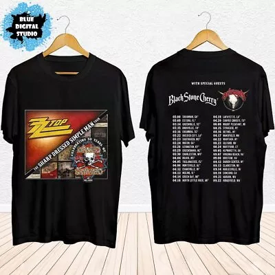 Lynyrd Skynyrd ZZ Top Tour 2024 Shirt ZZ Top World Tour 2024 Sharp Dressed • £26.06