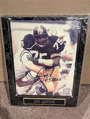 Steelers  Mean  Joe Greene Signed 8x10 Photo Autograph COA Mounted Memories! • $99.99
