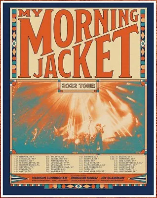 MY MORNING JACKET 2022 Tour Ltd Ed RARE Poster +BONUS Indie Rock Psych Poster! • $39.99