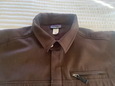 Men’s Patagonia Fremont Jacket Soft Shell Brown Discontinued Fleece Lined Small • $66